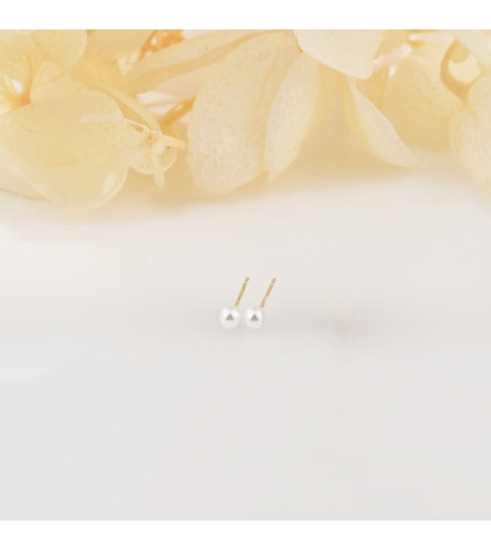Сребърни обеци по ухото с перли 2700000065419 | колекция Delicate Silver | Бижута Invoke.bg