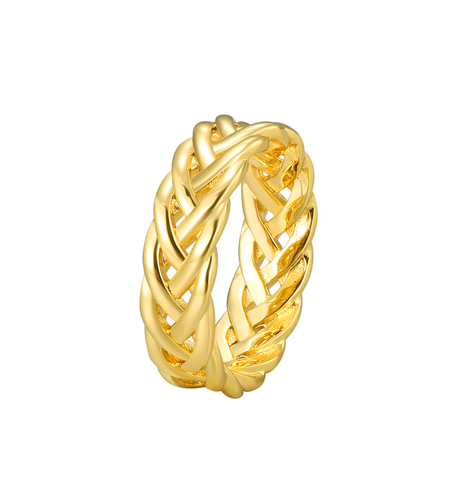 Пръстен жълто позлатяване 2405112600540 | Колекция Desert Shine