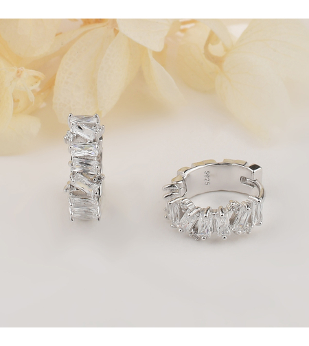 Ежедневни сребърни обеци халки | колекция Delicate Silver | Бижута Invoke.bg