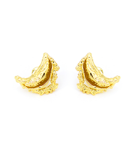 Earrings yellow gold plating 2405112599929 | Desert Shine Collection