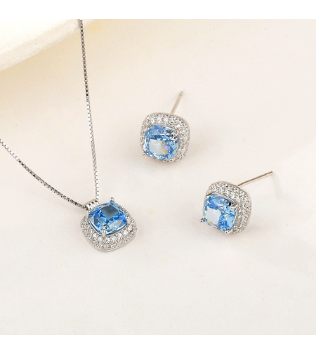 BLUE CRUSHED ICE SET