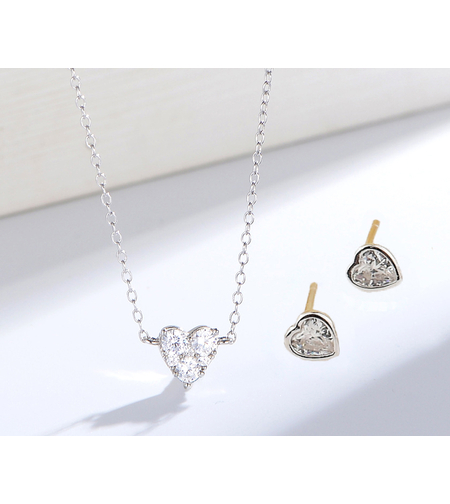 Нежен сребърен комплект 2700000071724 | колекция Delicate Silver