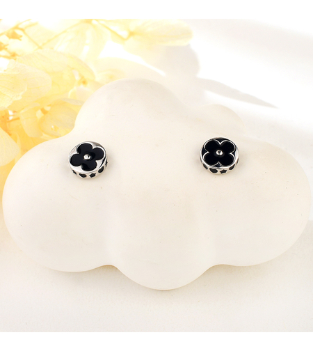 СРЕБЪРНИ ОБЕЦИ ЦВЕТЯ С РОДИЙ