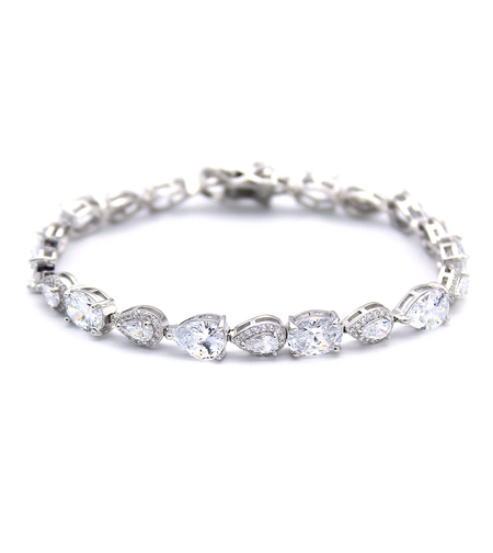 Сребърна тенис гривна 2700000071311 | Колекция Silver Premium