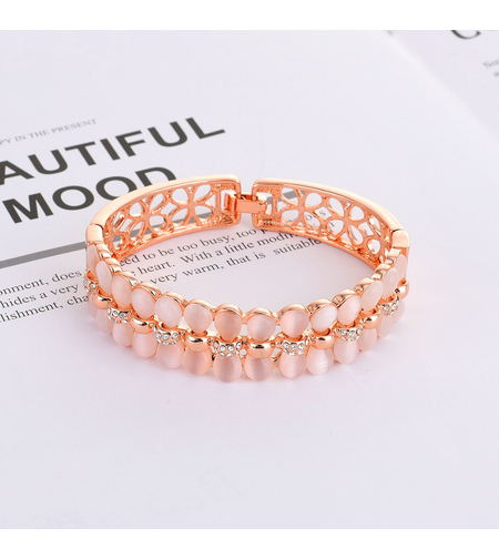 Гривна розово позлатяване | Колекция Rose Gold | Бижута Invoke.bg