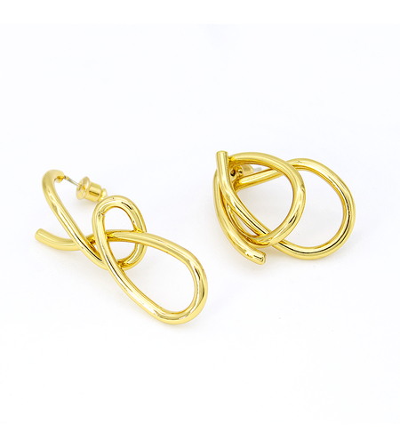 Earrings yellow gold plating 2405112599981 | Desert Shine Collection