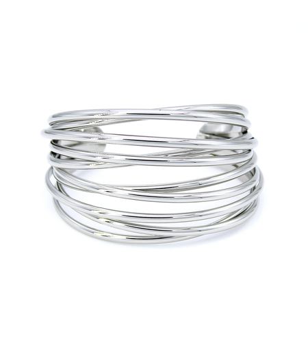 White gold plated bracelet | Desert Shine Collection