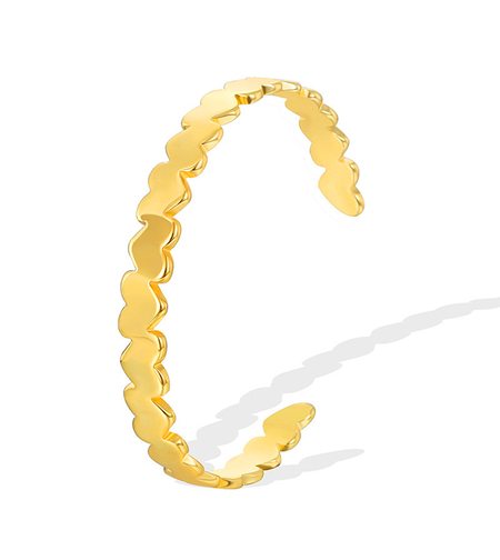 Yellow gold plated bracelet 2405112598656 | Desert Shine Collection