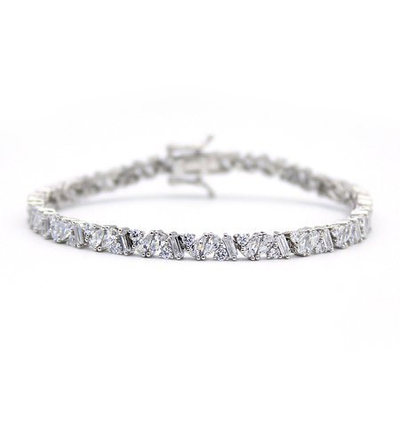 Сребърна тенис гривна 2700000071236 | Колекция Silver Premium