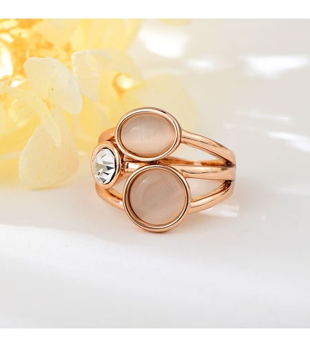 Пръстен розово позлатяване | Колекция Rose Gold | Бижута Invoke.bg