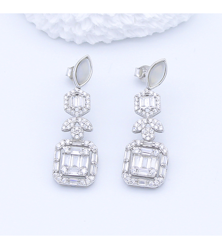 СРЕБЪРНИ ОБЕЦИ ГЕОМЕТРИЧНИ ФОРМИ -2700000067970