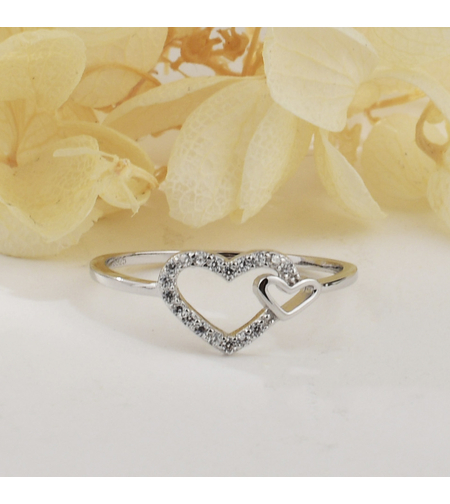 Сребърен пръстен сърца JL070399B | колекция Delicate Silver