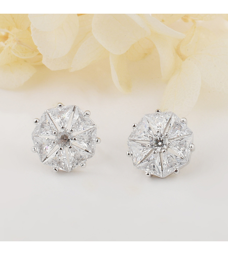 Деликатни сребърни обеци по ухото 2700000062098