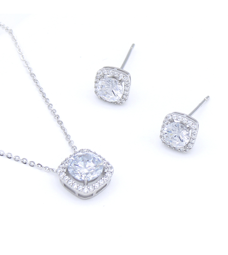 Нежен сребърен комплект | колекция Delicate Silver | Бижута Invoke.bg