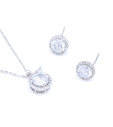 Нежен сребърен комплект 2700000069219 | колекция Delicate Silver | Бижута Invoke.bg