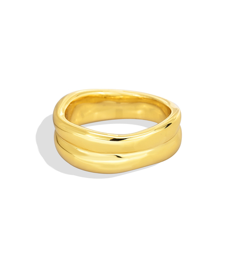 Пръстен жълто позлатяване 2405112600908 | Колекция Desert Shine