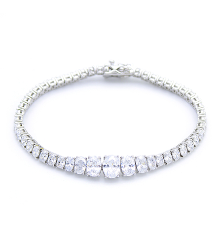 Сребърна тенис гривна 2700000071410 | Колекция Silver Premium