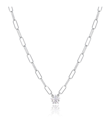 Нежно сребърно колие звезда | колекция Delicate Silver