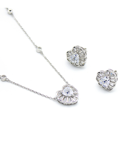 Нежен сребърен комплект 2700000071618 | колекция Delicate Silver