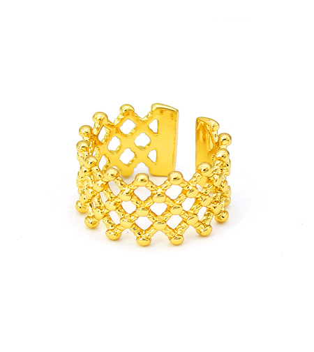 Пръстен жълто позлатяване 2405112600274 | Колекция Desert Shine