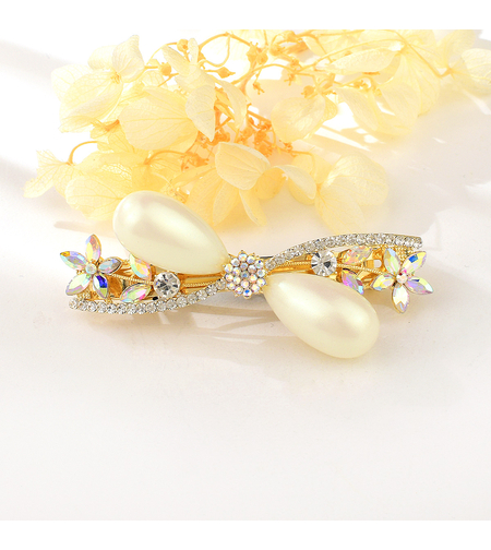 FANTASY HAIR CLIP YELLOW GOLD PLATING