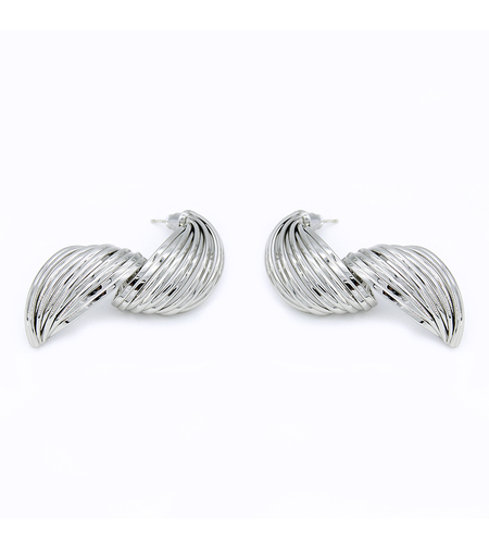 Earrings white gold plating 2405112599196 | Desert Shine Collection