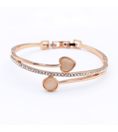 Гривна розово позлатяване 2200000018519 | Колекция Rose Gold | Бижута Invoke.bg