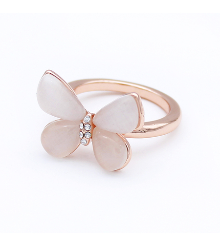 Пръстен розово позлатяване котешко око | Колекция Rose Gold | Бижута Invoke.bg