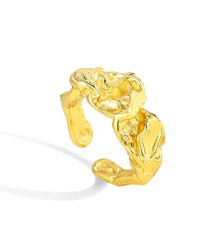 Пръстен жълто позлатяване 2405112600205 | Колекция Desert Shine