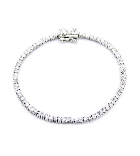 Сребърна тенис гривна 2700000071250 | Колекция Silver Premium