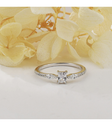 Сребърен пръстен нежна халка JL070513B | колекция Delicate Silver