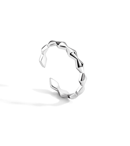 White Gold Plating Ring 2405112600465 | Collection Desert Shine
