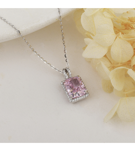 PINK SHINE CRUSHED ICE NECKLACE
