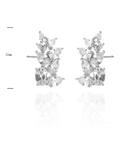 Сребърни обеци Капки | Колекция Silver Premium | Бижута Invoke.bg