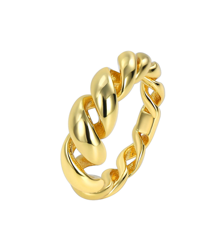 Пръстен жълто позлатяване 2405112600090 | Колекция Desert Shine