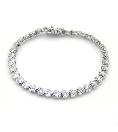 Сребърна тенис гривна 2700000071120 | Колекция Silver Premium