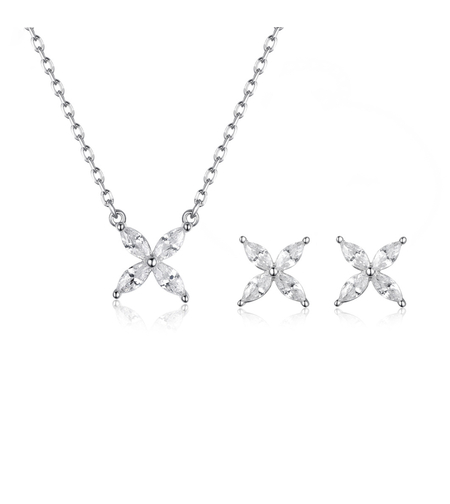 Нежен сребърен комплект 2700000071649 | колекция Delicate Silver