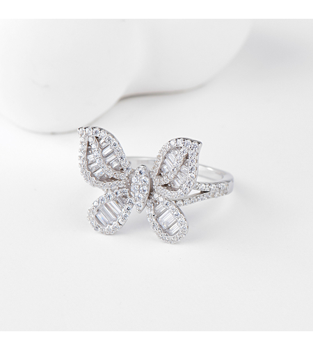 Сребърен пръстен пеперуда | Колекция Silver Premium | Бижута Invoke.bg