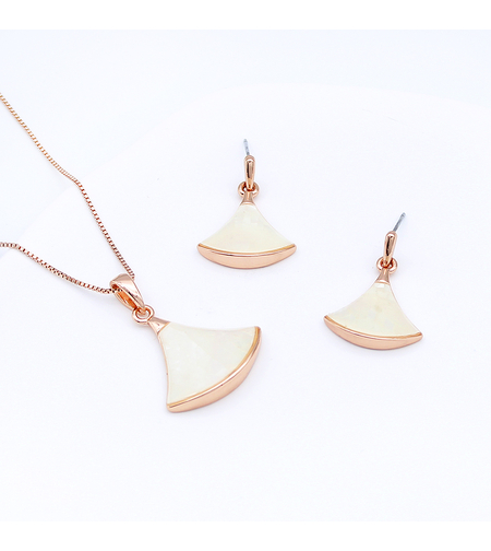 Комплект розово позлатяване седеф 2610000005103 | Колекция Rose Gold