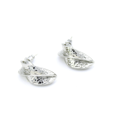 Earrings white gold plating 2405112599639 | Desert Shine Collection