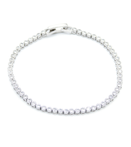 Сребърна тенис гривна 2700000071328 | Колекция Silver Premium