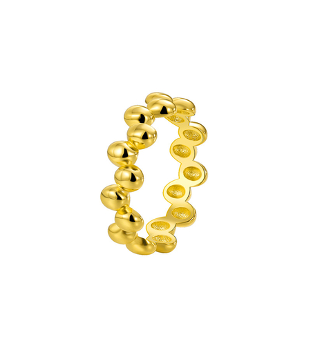Yellow Gold Plating Ring 2405112600717 | Collection Desert Shine