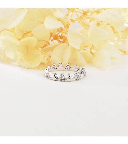 Сребърен пръстен нежна халка JL070400B | колекция Delicate Silver