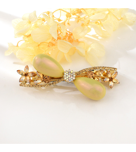 FANTASY HAIR CLIP YELLOW GOLD PLATING