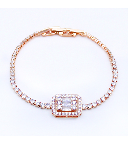 Гривна розово позлатяване 2200000018113 | Колекция Rose Gold