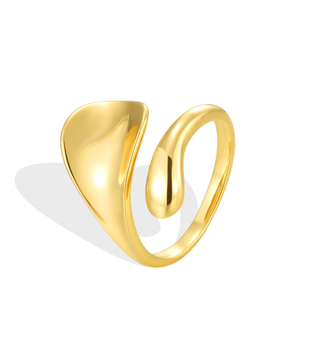 Yellow Gold Plating Ring 2405112600298 | Collection Desert Shine