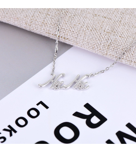 HAHA DELICATE SILVER NECKLACE