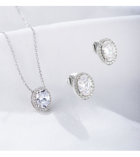 Нежен сребърен комплект 2700000071786 | колекция Delicate Silver