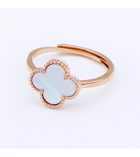 Пръстен розово позлатяване със седеф J1062102 | Колекция Rose Gold | Бижута Invoke.bg