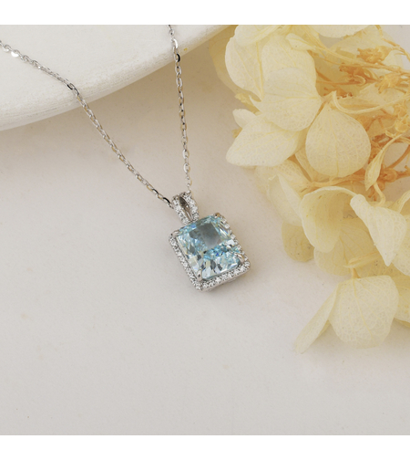 BLUE SHINE CRUSHED ICE NECKLACE